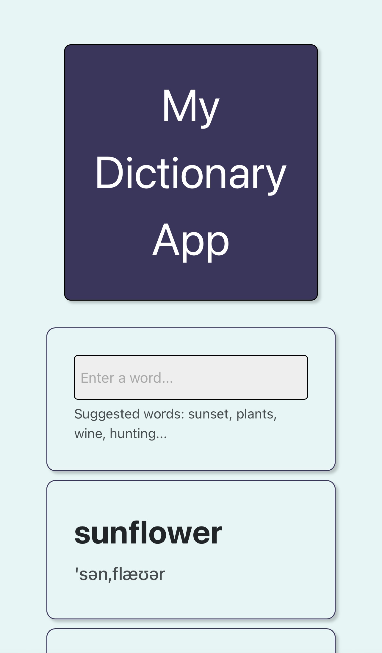 Dictionary